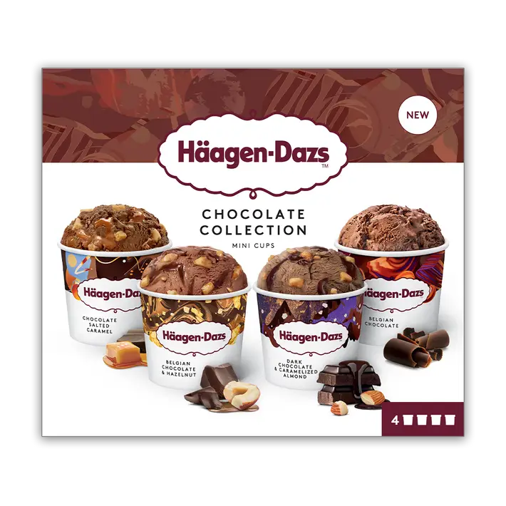 chocolate minicup multipack