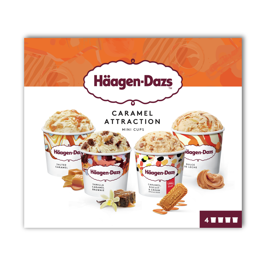caramel collection minicup multipack