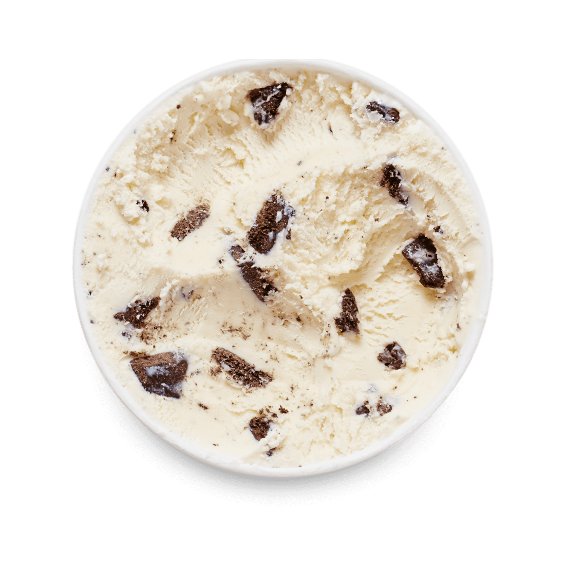 Cookies & Cream Mini-cup lid off