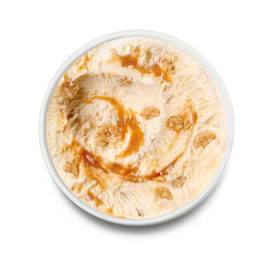 HD Churros ice cream lid off